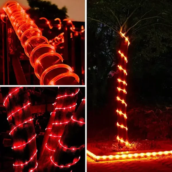 Fleksibilno PVC crevo sa LED diodama pruža stabilno crveno svetlo