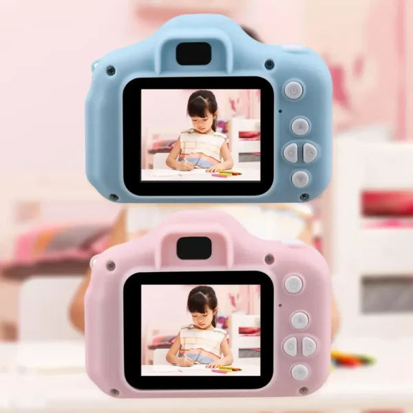 Digitalni fotoaparat za decu u plavoj i roze boji