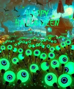 Alternative view of Dekorativna solarna lampa oči Halloween