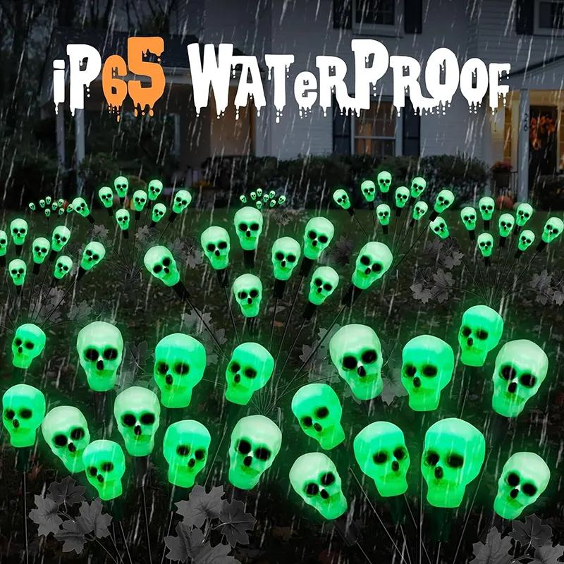 Jeziva solarna lampa kostur Halloween unosi mračnu zabavu i sjaj