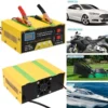 Prikaz kako automatski punjač prepoznaje i puni 12V i 24V akumulatore
