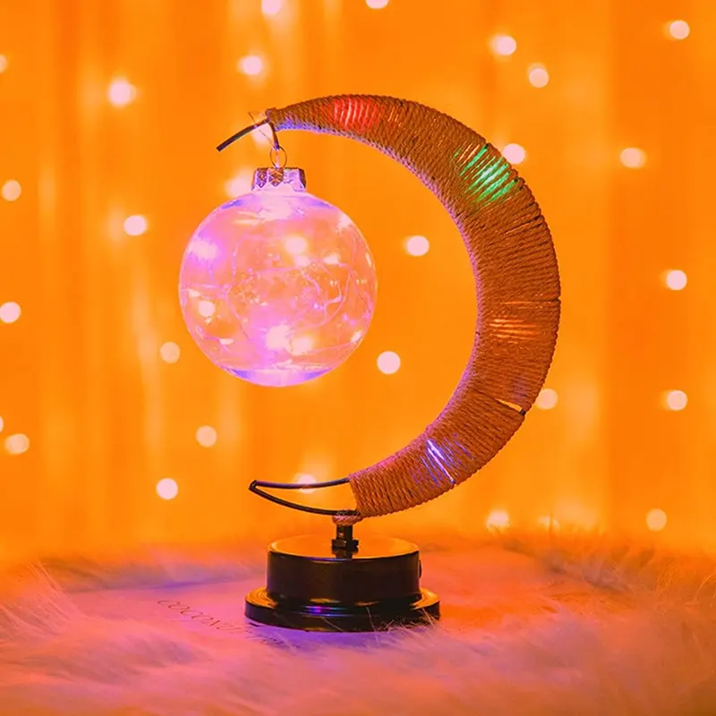 LED lampa mesec napaja se pomoću AA baterija i radi bez kablova