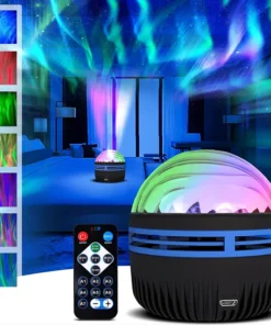 LED lampa projektor vodenih talasa stvara efektne pokretne odsjaje i umirujuću svetlost