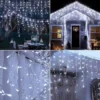 Led niz od 6m sa belim sijalicama na 220V nudi visoku efikasnost, dug vek trajanja i stabilan svetlosni efekat