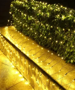 LED sijalice mreža žuta 1,5x1,5m donosi toplo i prijatno osvetljenje za praznike