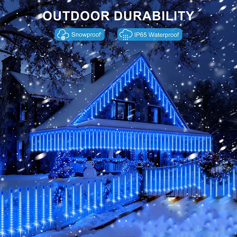 Novogodišnji LED štapići u plavoj boji za svečanu prazničnu atmosferu