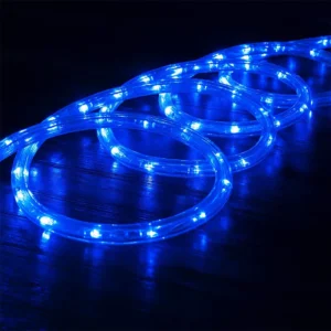 Plavo LED crevo stvara elegantno dekorativno osvetljenje za svaki prostor