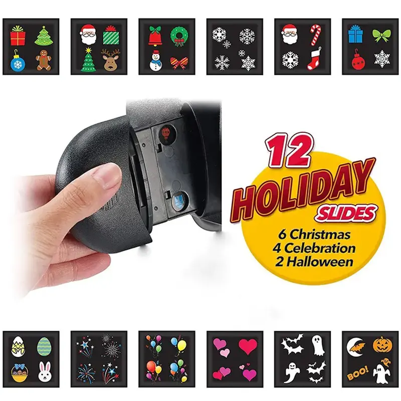 Projektor sa tematskim slikama i efektima unosi veselje i boje u prostor