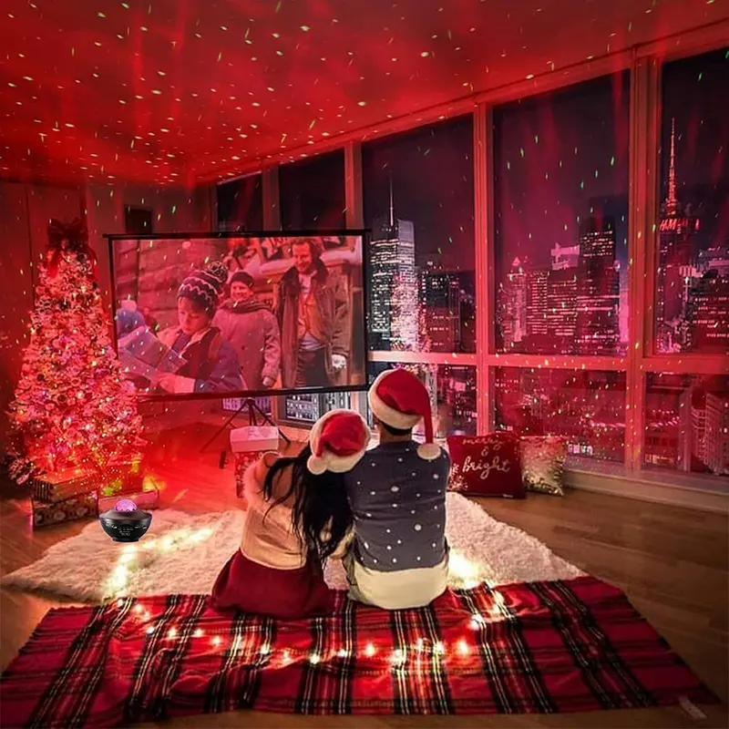 Projektor zvezdano nebo kombinuje svetlosne efekte i muzički ritam za potpun doživljaj