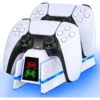 Dupli punjač za dva PlayStation 5 DualSense kontrolera