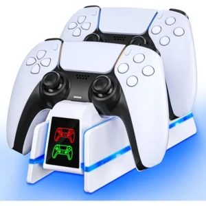 Dupli punjač za dva PlayStation 5 DualSense kontrolera