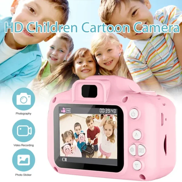 Roze fotoaparat za devojčice i plavi fotoaparat za dečake