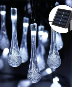 Solarne kapljice leda za terasu daju luksuzni izgled i meku belu svetlost