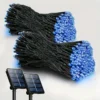 Solarne lampice 10m plave boje pružaju elegantno i mirno osvetljenje za svaki prostor