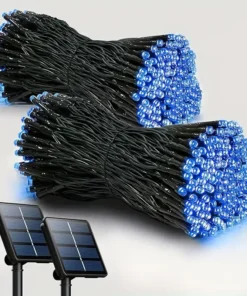Solarne lampice 10m plave boje pružaju elegantno i mirno osvetljenje za svaki prostor