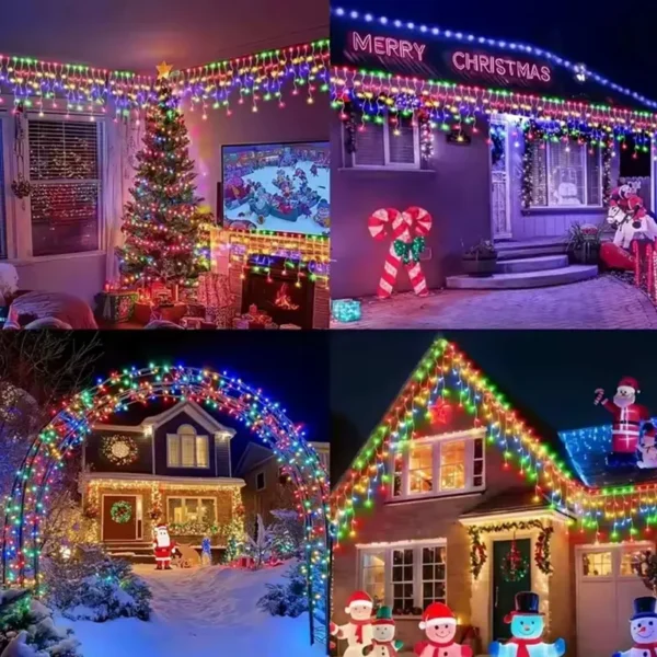 Solarne RGB lampice savršene su za dekoraciju dvorišta, ograda i vrtnih staza