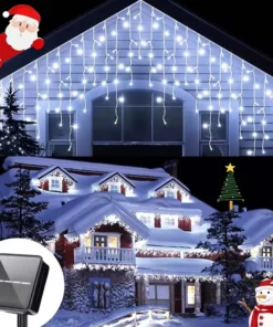 Solarne lampice sa belim svetlom osvetljavaju prostor prirodnim tonom
