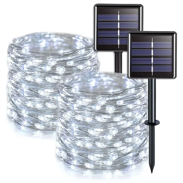 Solarne lampice za ogradu stvaraju prijatnu i modernu svetlosnu liniju