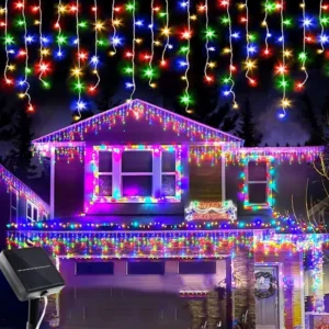 RGB solarne sijalice otporne na kišu pružaju višebojno osvetljenje tokom cele godine