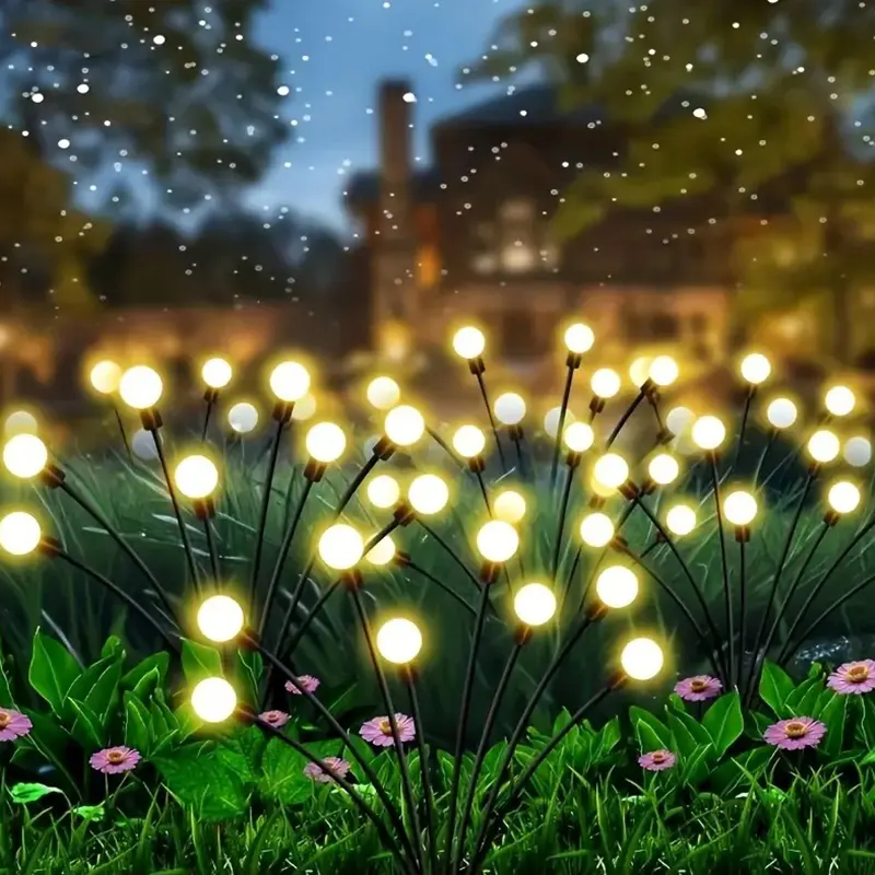 Solarne sijalice za balkon i pergolu sa žutim LED kuglicama