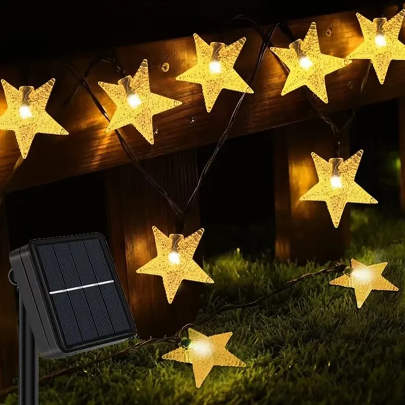 Solarne sijalice zvezde za spoljašnju upotrebu idealne su za celo godište