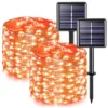 Solarni panel sa narandžastim svetlom puni se tokom dana i sija noću