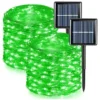 Solarni panel za zelene lampice puni bateriju energijom sunca