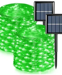 Solarni panel za zelene lampice puni bateriju energijom sunca
