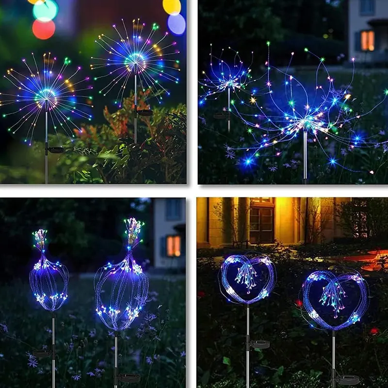 Solarno drvce sa šarenim svetlom oživljava vrtove i terase noću