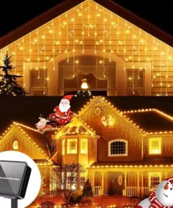 Solarne sijalice žute 7m padajući nizovi