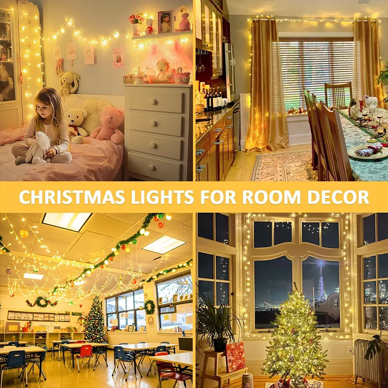 Toplo žuto svetlo iz LED trake od 200m stvara miran i prijatan ambijent