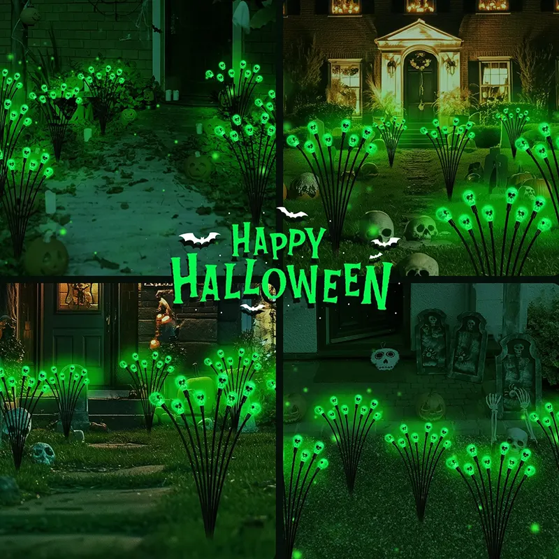 Ukrasna figura kostur sa LED svetlom stvara praznični efekat