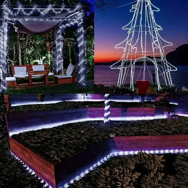 LED sijalice u crevu 10m bele Vodootporne LED lampice sa IP65 zaštitom idealne su za spoljašnju upotrebu