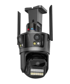 Spoljna WiFi kamera sa tri objektiva za potpuni video nadzor bez mrtvih uglova