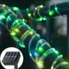 Zelene solarne sijalice u PVC crevu unose svežinu i prirodnu harmoniju