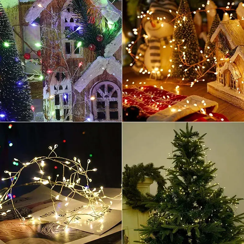 Žuta mikro žica sa LED svetlom pruža prirodan i blag sjaj