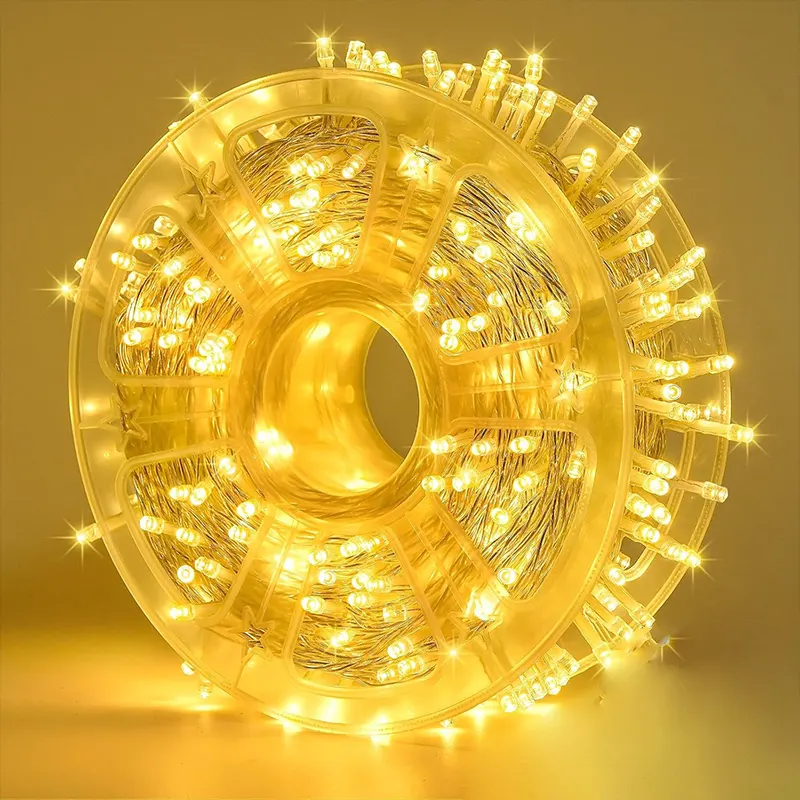 Žute LED sijalice u koturu 100m pružaju toplo dekorativno osvetljenje u enterijeru