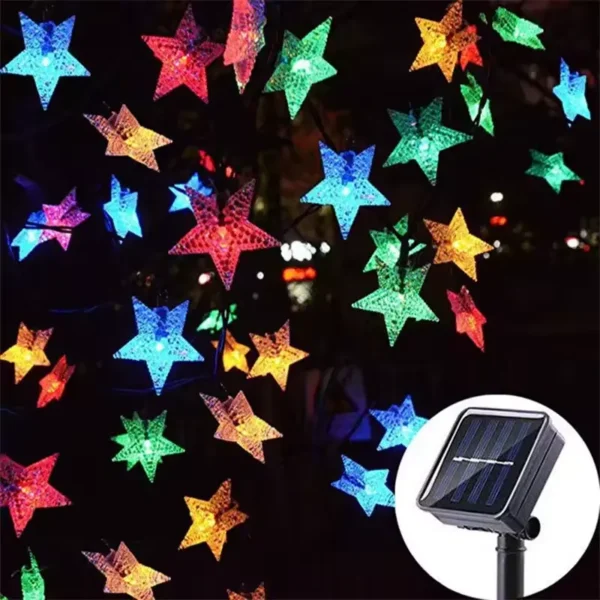 Zvezdice solarne RGB osvetljenje kombinuju crvenu, zelenu i plavu svetlost